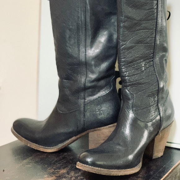 Frye Carson boots black 7.5 M - Picture 4 of 7